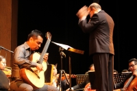 Domingo 27 de agosto del 2017. Tuxtla Gutiérrez. La Sinfónica de Chiapas presenta su concierto dedicado a la música española esta noche en el Teatro de la Ciudad Emilio Rabasa de la capital de este estado del sureste de México.