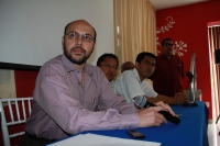 Martes 22 de mayo del 2012. Tuxtla Gutiérrez, Chiapas. Rafael Jiménez Arechar, aspirante al senado por el PRD responde en conferencia de prensa sobre los tópicos legales que aquejan a varios candidatos en las elecciones chiapanecas. Martes 22 de mayo del 2012. Tuxtla Gutiérrez, Chiapas. Rafael Jiménez Arechar, aspirante al senado por el PRD responde en conferencia de prensa sobre los tópicos legales que aquejan a varios candidatos en las elecciones chiapanecas.