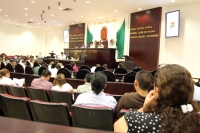 Jueves 2 de junio. Los diputados del Congreso Local durante la sesión de este medio día donde se realizan las reformas constitucionales, las desincorporaciones de algunos predios municipales y se destaca la labor de la Marina y de las Policías Federales e