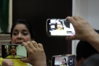 Martes 2 de abril del 2019. Tuxtla Gutiérrez. La presidenta de la Mesa Directiva de la 67 legislatura chiapaneca, Rosa Elizabeth Bonilla habla sobre los diputados faltantes y la prórroga de dos semanas para transparentar el presupuesto