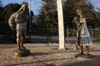 Lunes 23 de enero del 2012. No aparece escultura robada de la Calzada de las Etnias.