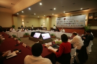 Esta mañana se lleva a cabo la XXXIV Reunión de Consejeros y Consejeras Presidentes del los organismos electorales de la s entidades federativas del país en la ciudad de Tuxtla Gutiérrez, Chiapas.
