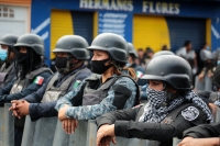 Martes 8 de diciembre del 2020. Tuxtla Gutiérrez. Día de protestas y manifestaciones en el oriente de la ciudad