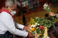 Miércoles 14 de octubre del 2020. Tuxtla Gutiérrez. La comunidad #Zoque realiza los rituales y recorridos costumbristas correspondientes al mes de octubre adecuando el traslado de las Vírgenes de #Copoya