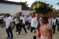 20231014. Tuxtla. Bajada de las Vírgenes de Copoya durante las celebraciones de la octava de la Virgen del Rosario.