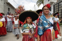 20231014. Tuxtla. Bajada de las Vírgenes de Copoya durante las celebraciones de la octava de la Virgen del Rosario.