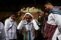 20231014. Tuxtla. Bajada de las Vírgenes de Copoya durante las celebraciones de la octava de la Virgen del Rosario.
