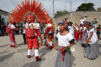 Sábado 30 de enero del 2016. Tuxtla Gutiérrez. La comunidad de la Mayordomía Zoque de Tuxtla Gutiérrez inicia el recorrido de la Bajada de las Vírgenes de Copoya.
