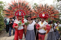 Sábado 30 de enero del 2016. Tuxtla Gutiérrez. La comunidad de la Mayordomía Zoque de Tuxtla Gutiérrez inicia el recorrido de la Bajada de las Vírgenes de Copoya.