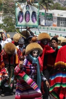 Domingo 15 de marzo del 2015. Tuxtla Gutiérrez. La comunidad Zoque de Tuxtla Gutiérrez, durante la caminata del regreso de Las Vírgenes de Copoya.