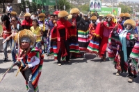 Domingo 15 de marzo del 2015. Tuxtla Gutiérrez. La comunidad Zoque de Tuxtla Gutiérrez, durante la caminata del regreso de Las Vírgenes de Copoya.