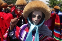 Domingo 15 de marzo del 2015. Tuxtla Gutiérrez. La comunidad Zoque de Tuxtla Gutiérrez, durante la caminata del regreso de Las Vírgenes de Copoya.