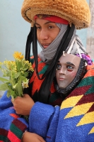 Viernes 23 de octubre del 2015. Tuxtla Gutiérrez. Las imágenes de las Vírgenes de Copoya y sus priostes inician el recorrido de regreso hacia esta comunidad ubicada a escasos kilómetros de la capital de Chiapas donde permanecieron por tercera vez en el añ