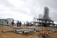 Aspecto de la maqueta del nuevo proyecto ya en construcción del Cristo de Copoya