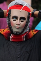 Viernes 23 de octubre del 2015. Tuxtla Gutiérrez. Las imágenes de las Vírgenes de Copoya y sus priostes inician el recorrido de regreso hacia esta comunidad ubicada a escasos kilómetros de la capital de Chiapas donde permanecieron por tercera vez en el añ