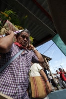 Martes 14 de octubre del 2014. Tuxtla Gutiérrez. Las fiestas patronales de la Virgen del Rosario se llevan a cabo durante la octava de la advocación de María por la mayordomía y priostería de la comunidad Zoque cuando las Vírgenes (Candelaria, María de Ol
