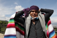 Martes 14 de octubre del 2014. Tuxtla Gutiérrez. Las fiestas patronales de la Virgen del Rosario se llevan a cabo durante la octava de la advocación de María por la mayordomía y priostería de la comunidad Zoque cuando las Vírgenes (Candelaria, María de Ol
