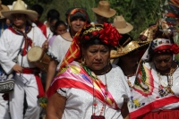 Martes 14 de octubre del 2014. Tuxtla Gutiérrez. Las fiestas patronales de la Virgen del Rosario se llevan a cabo durante la octava de la advocación de María por la mayordomía y priostería de la comunidad Zoque cuando las Vírgenes (Candelaria, María de Ol
