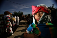 Jueves 14 de octubre. Copoya. (25 fotos)Las celebraciones de la Virgen del Rosario y Olaechea inicia esta mañana en la comunidad Copoya donde las autoridades tradicionales realizan las danzas y rezos según la etnia zoque para trasladar dentro de cajones p