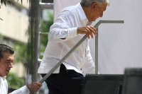 Domingo 21 de octubre del 2018. Tuxtla Gutiérrez. Andrés Manuel López Obrador, presidente electo de México, recorre el sureste del paí­s En la Gira de Agradecimiento, este medio dí­a en el estado de Chiapas donde reafirma los compromisos de favorecer 