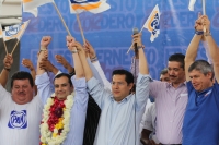 21 de agosto. Ernesto Cordero, como uno de los aspirantes a la candidatura del Partido Acción Nacional para las elecciones del 2012 donde se erigirá al presidente de México visita la ciudad de Tuxtla Gutiérrez donde se reúne con militantes de este partido
