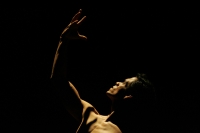 EL GRUPO DEL TALLER COREOGRAFICO DE L AUNAM DURANTE SU PRESENTACIÓN EN EL TEATRO ZEBADUA DE SAN CRISTOBAL DE LAS CASAS