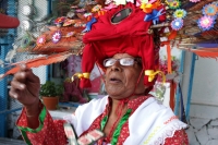 Sábado 14 de febrero del 2015. Tuxtla Gutiérrez. Ataviados de coloridos vestuario, los danzantes del carnaval zoque recorren las calles de la capital del estado de Chiapas, bailando y gritando vivas a las festividades de la localidad. Sábado 14 de febrero del 2015. Tuxtla Gutiérrez. Ataviados de coloridos vestuario, los danzantes del carnaval zoque recorren las calles de la capital del estado de Chiapas, bailando y gritando vivas a las festividades de la localidad.