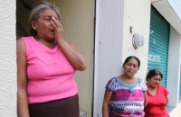 Domingo 5 de mayo del 2013. Venustiano Carranza. Pobladores de esta comunidad sufrieron la violencia ocasionada entre militantes de las diferentes facciones de la OCEZ quienes se enfrentaron esta mañana, provocando el desplazamiento de unas 40 familias, u