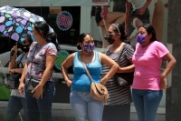 Miércoles 15 de julio del 2020. Tuxtla Gutiérrez. La gente continua esperando continuar con la nueva normalidad que propone el tiempo del #Covid en Chiapas
