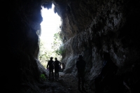 Domingo 30 de abril del 2017. Tuxtla Gutiérrez. La visita a la  Cueva de los Ramilletes se realiza en la víspera de día de la Santa Cruz en donde la comunidad  Zoque realiza la ofrenda  dentro de los ritos propiciatorios de esta comunidad de la depresión 