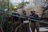 Sábado 16 de julio del 2020. Tuxtla Gutiérrez. Las afectaciones en las colonias periféricas del norte oriente de la ciudad ocasionado por el fenómeno meteorológico que los pobladores llaman La Culebra