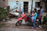 Sábado 16 de julio del 2020. Tuxtla Gutiérrez. Las afectaciones en las colonias periféricas del norte oriente de la ciudad ocasionado por el fenómeno meteorológico que los pobladores llaman La Culebra