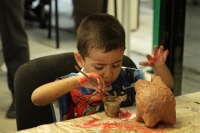 Sábado 13 de agosto del 2016. Tuxtla Gutiérrez. Al termino de los talleres infantiles de verano en el CCJS
