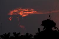 Domingo 1 de mayo. Los paisajes en los atardeceres de Tuxtla Gutiérrez continuan llenado de magia los fines de semana de los tuxtlecos.