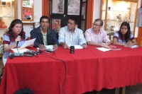 Lunes 27 de agosto del 2012. San Cristóbal de las Casas, Chiapas. Organizaciones de Derechos Humanos dan a conocer el estado que guardan los casos de los presos de conciencia en los procesos penales en Chiapas y dan a conocer las solicitudes que se guarda