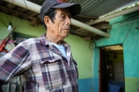 20210702. San Fernando. Familias afectadas por el derrumbe durante las lluvias de las últimas horas