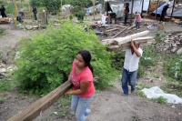 Martes 27 de mayo del 2014. Tuxtla Gutiérrez. Las fuerzas policiacas del estado de Chiapas acompañan el desalojo de los predios invadidos en las cercanías del fraccionamiento Vida Mejor y que los colonos denominan Colonia Manuel Velazco