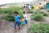 Martes 27 de mayo del 2014. Tuxtla Gutiérrez. Las fuerzas policiacas del estado de Chiapas acompañan el desalojo de los predios invadidos en las cercanías del fraccionamiento Vida Mejor y que los colonos denominan Colonia Manuel Velazco