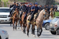 Martes 27 de mayo del 2014. Tuxtla Gutiérrez. Las fuerzas policiacas del estado de Chiapas acompañan el desalojo de los predios invadidos en las cercanías del fraccionamiento Vida Mejor y que los colonos denominan Colonia Manuel Velazco