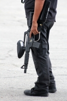 Martes 27 de mayo del 2014. Tuxtla Gutiérrez. Las fuerzas policiacas del estado de Chiapas acompañan el desalojo de los predios invadidos en las cercanías del fraccionamiento Vida Mejor y que los colonos denominan Colonia Manuel Velazco