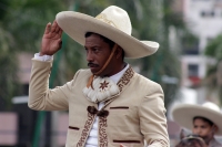 Viernes 20 de noviembre del 2015. Tuxtla Gutiérrez. Aspectos del desfile conmemorativo a la Revolución Mexicana, esta mañana en la capital del estado de Chiapas.