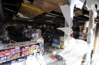 Jueves 20 de noviembre del 2014. San Cristóbal de las Casas. Destrozos y desmanes de grupos vandálicos en esta colonial ciudad.