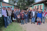 Viernes 15 de junio del 2012. San Cristóbal de las Casas. Aspectos de los indígenas desplazados de la comunidad Yashtinin.