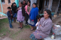 Viernes 15 de junio del 2012. San Cristóbal de las Casas. Aspectos de los indígenas desplazados de la comunidad Yashtinin.