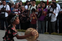 Miércoles 27 de marzo del 2019. Tuxtla Gutiérrez. Los creadores de teatro en Chiapas celebran el Día Internacional de la Danza llevando a la calles del poniente algunas de las obras que se producen en este estado y en México