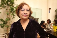 Jueves 23 de enero del 2014. Tuxtla Gutiérrez. La genial dramaturga chiapaneca Dolores Montoya entre los invitados de honor en la reapertura del Museo Café de esta ciudad.