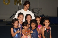 Viernes 5 de octubre del 2012. Tuxtla Gutiérrez, Chiapas. El equipo infantil de Gimnasia Dorthom inicia esta mañana su campamento de preparación de las nuevas atletas chiapanecas.