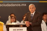 Miércoles 20 de junio del 2018. Tuxtla Gutiérrez. Dos de los candidatos a la gubernatura del estado de Chiapas asisten al Debate Ciudadano organizado por la COPARMEX; Jesús Orantes, candidato independiente y José Antonio Aguilar Bodegas del PRD-PAN y 