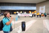 Jueves 2 de febrero del 2017. Tuxtla Gutiérrez. Protestas por la libertad de los empresarios de ECHO detenidos en el desalojo de la Torre Chiapas.