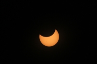 20231014. Tuxtla. Vista del eclipse en la meseta de Copoya.